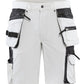 Blaklader Broeken 10881645 wit-donkergrijs(1098)