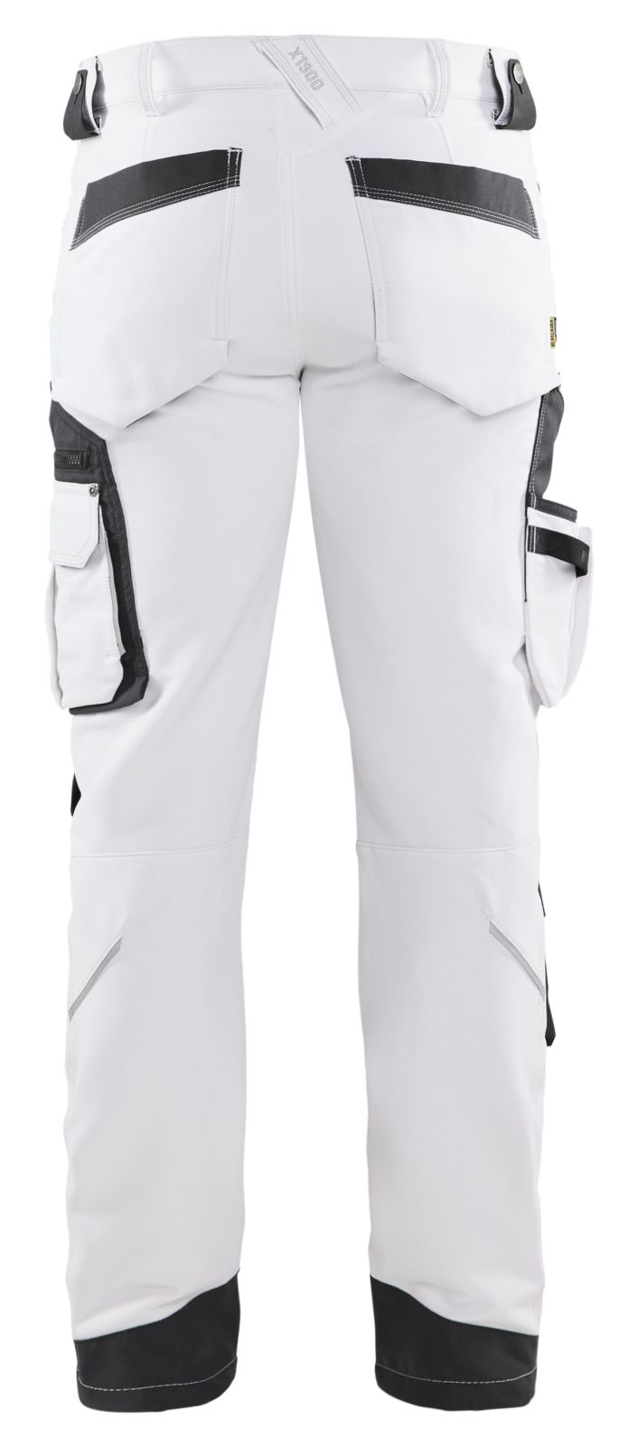 Blaklader Broeken 10891645 wit-donkergrijs(1098)