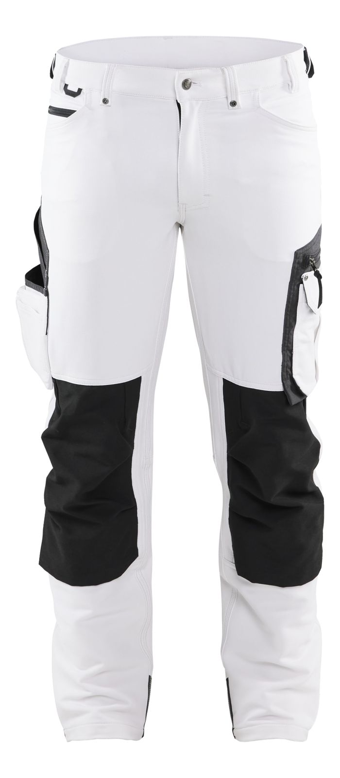 Blaklader Broeken 10891645 wit-donkergrijs(1098)