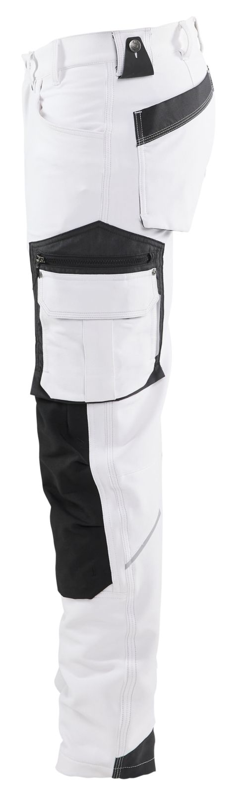 Blaklader Broeken 10891645 wit-donkergrijs(1098)