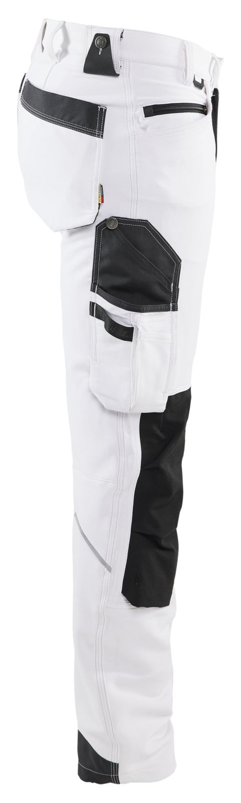 Blaklader Broeken 10891645 wit-donkergrijs(1098)