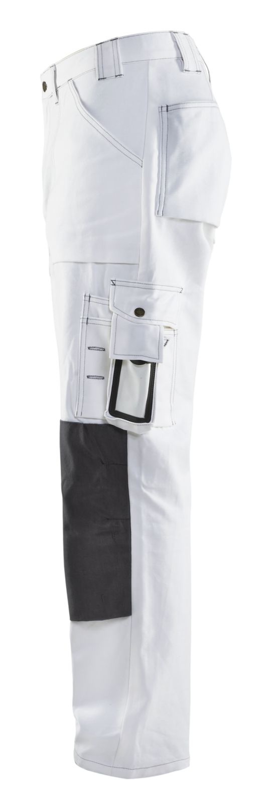 Blaklader Werkbroeken 10911210 wit-donkergrijs(1098)