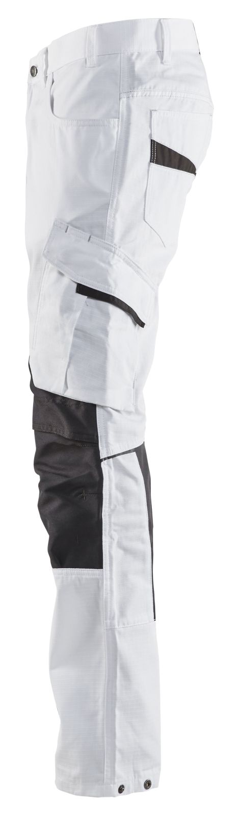 Blaklader Broeken 10951330 met Stretch wit-donkergrijs(1098)