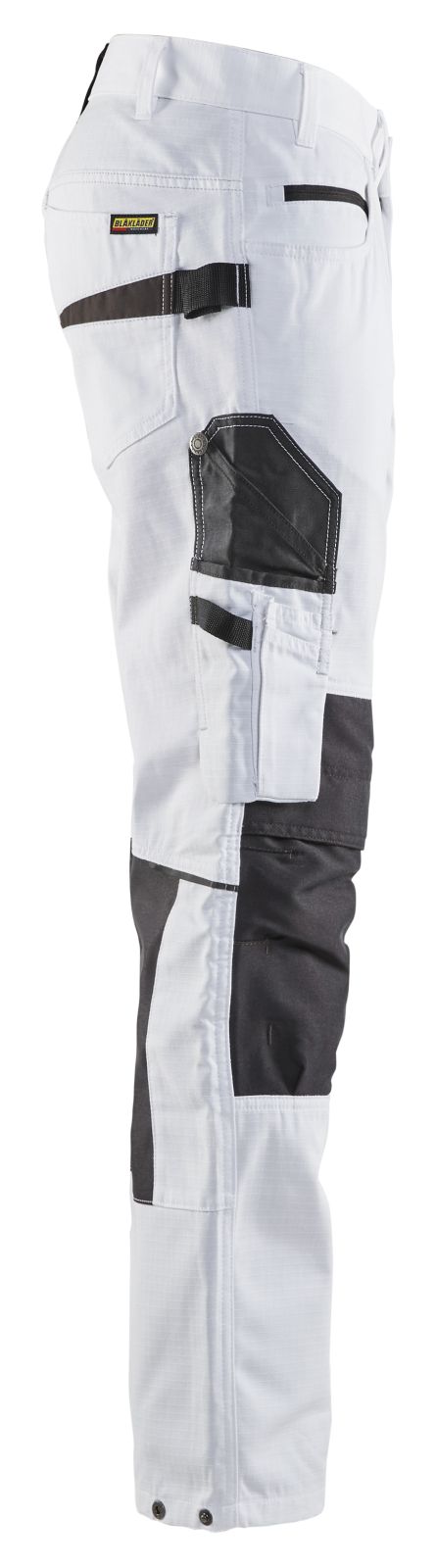 Blaklader Broeken 10951330 met Stretch wit-donkergrijs(1098)