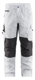 Blaklader Broeken 10951330 met Stretch wit-donkergrijs(1098)