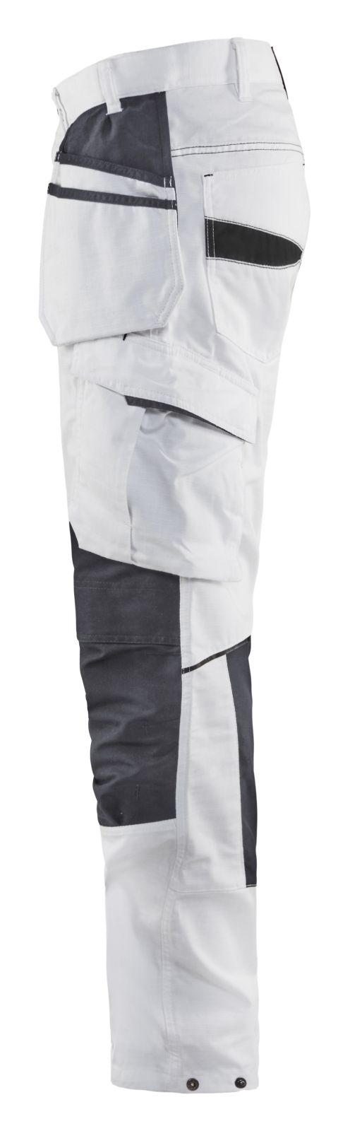 Blaklader Broeken 10961330 met Stretch wit-donkergrijs(1098)