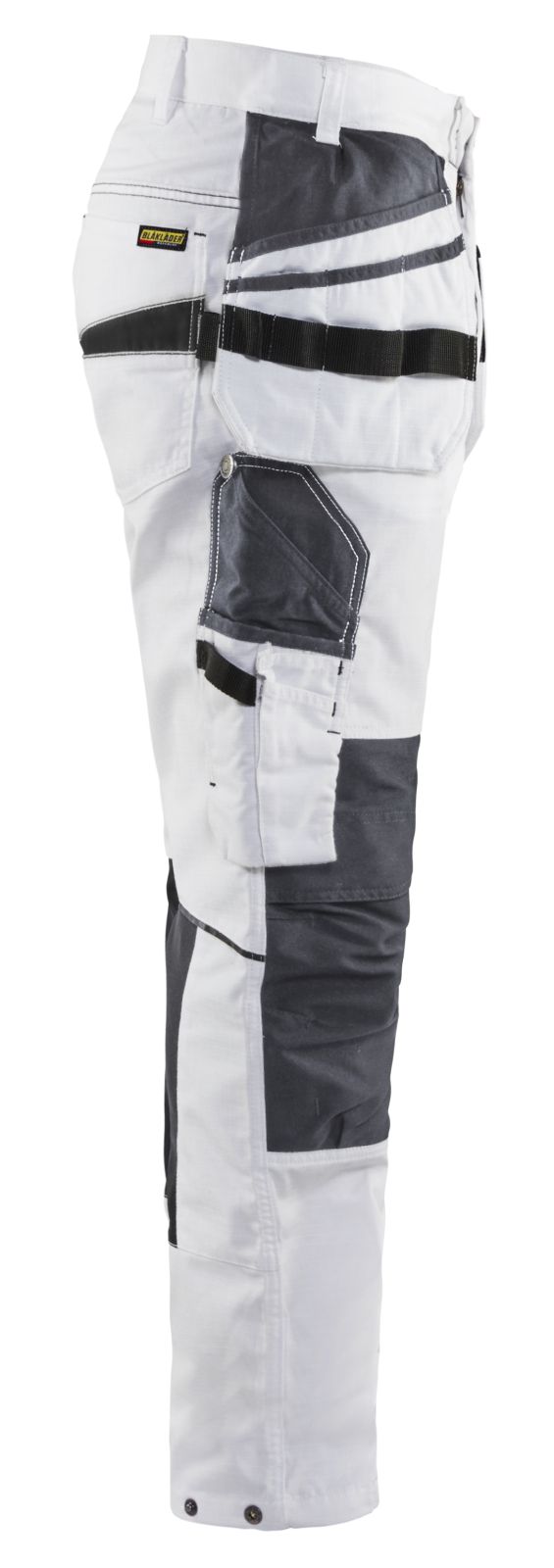 Blaklader Broeken 10961330 met Stretch wit-donkergrijs(1098)