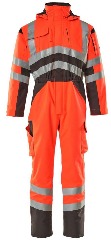 Mascot Safe Young Overalls 11019-025 Safara fluo rood-donker antracietgrijs(A49)
