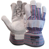 OXXA Basic Handschoenen Worker 11-053 grijs-rood-zwart