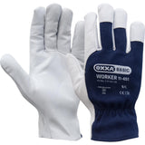 OXXA Basic Handschoen Worker 11-451 blauw-wit