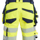 Blaklader High vis Shorts 11201648 4-weg stretch HiVis fluo geel-marineblauw(3389)