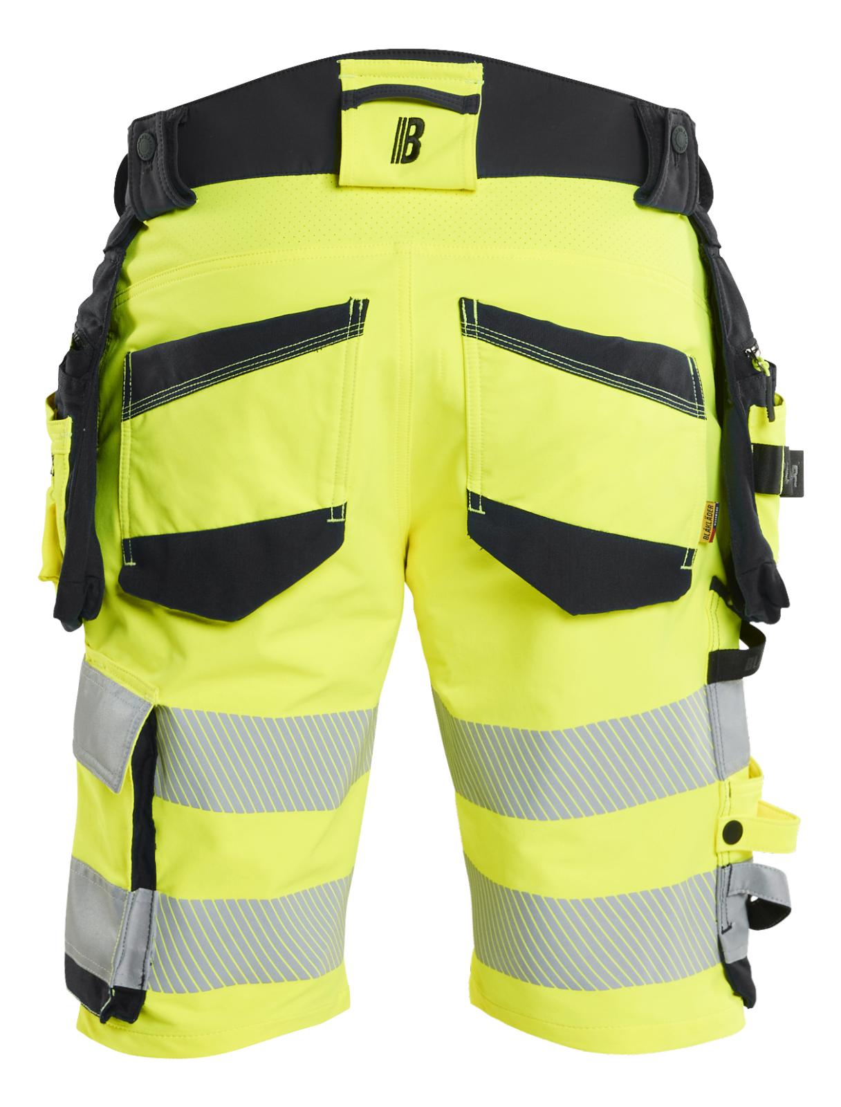Blaklader High Vis Shorts 11201648 4-weg stretch HiVis fluo geel-zwart(3399)
