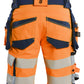 Blaklader High Vis Shorts 11201648 4-weg stretch HiVis fluo oranje-marineblauw(5389)