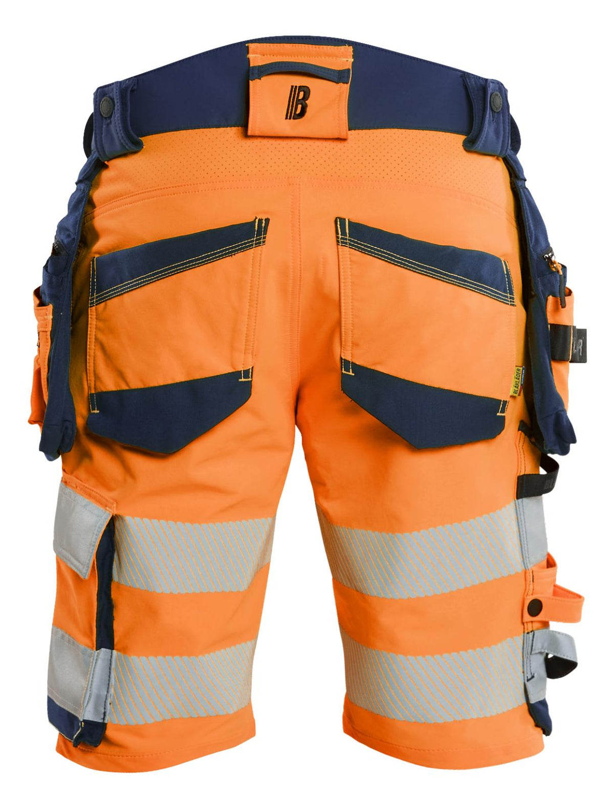 Blaklader High Vis Shorts 11201648 4-weg stretch HiVis fluo oranje-marineblauw(5389)