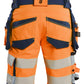 Blaklader High vis Shorts 11201648 4-weg stretch HiVis fluo oranje-marineblauw(5389)