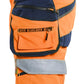 Blaklader High Vis Shorts 11201648 4-weg stretch HiVis fluo oranje-marineblauw(5389)
