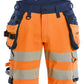 Blaklader High Vis Shorts 11201648 4-weg stretch HiVis fluo oranje-marineblauw(5389)