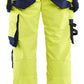Blaklader High Vis Werkbroeken 11221648 4-weg stretch HiVis fluo geel-marineblauw(3389)