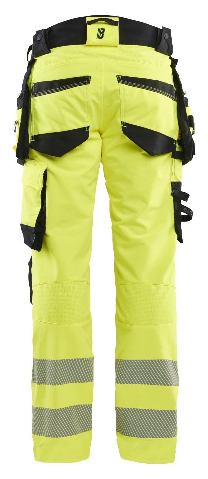 Blaklader High Vis Werkbroeken 11221648 4-weg stretch HiVis fluo geel-zwart(3399)