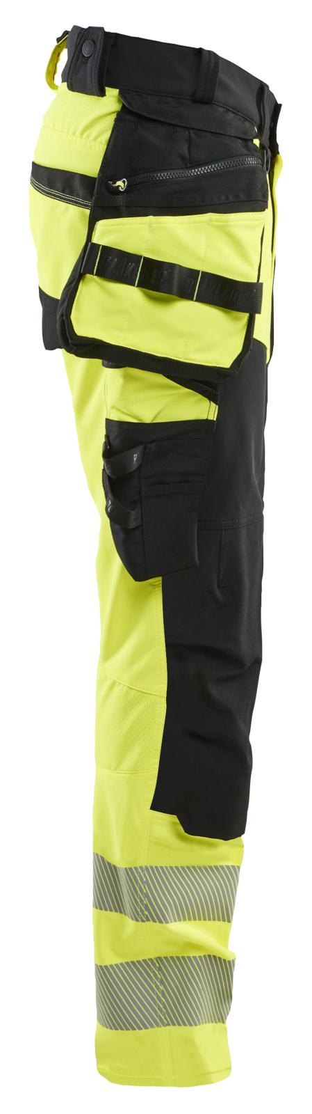 Blaklader High Vis Werkbroeken 11221648 4-weg stretch HiVis fluo geel-zwart(3399)