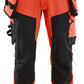 Blaklader High Vis Werkbroeken 11221648 4-weg stretch HiVis fluo rood-zwart(5599)