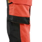 Blaklader High Vis Werkbroeken 11221648 4-weg stretch HiVis fluo rood-zwart(5599)