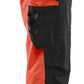 Blaklader High Vis Werkbroeken 11221648 4-weg stretch HiVis fluo rood-zwart(5599)