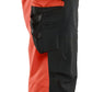 Blaklader High vis Werkbroeken 11221648 4-weg stretch HiVis fluo rood-zwart(5599)