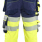 Blaklader High Vis Piraatbroeken 11231648 4-weg stretch High Vis gereedschapzakken fluo geel-marineblauw(3389)