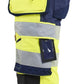Blaklader High Vis Piraatbroeken 11231648 4-weg stretch High Vis gereedschapzakken fluo geel-marineblauw(3389)