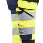 Blaklader High Vis Piraatbroeken 11231648 4-weg stretch High Vis gereedschapzakken fluo geel-marineblauw(3389)