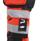 Blaklader High Vis Piraatbroeken 11231648 4-weg stretch High Vis gereedschapzakken fluo rood-zwart(5599)