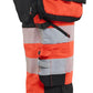 Blaklader High Vis Piraatbroeken 11231648 4-weg stretch High Vis gereedschapzakken fluo rood-zwart(5599)