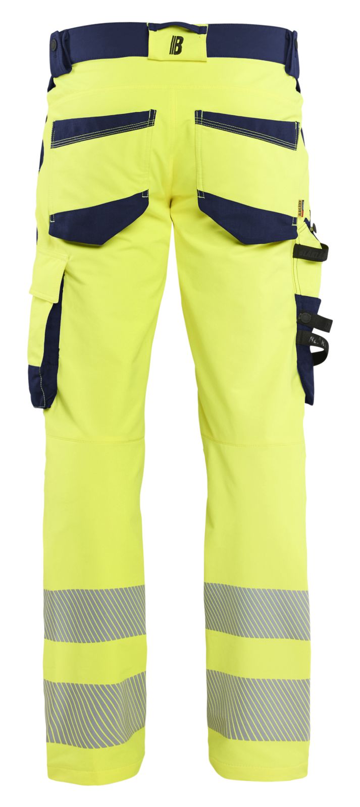 Blaklader High vis Werkbroeken 11241648 4-weg stretch High Vis fluo geel-marineblauw(3389)