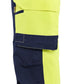 Blaklader High vis Werkbroeken 11241648 4-weg stretch High Vis fluo geel-marineblauw(3389)