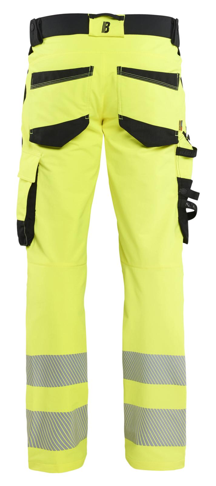 Blaklader High Vis Werkbroeken 11241648 4-weg stretch HiVis fluo geel-zwart(3399)
