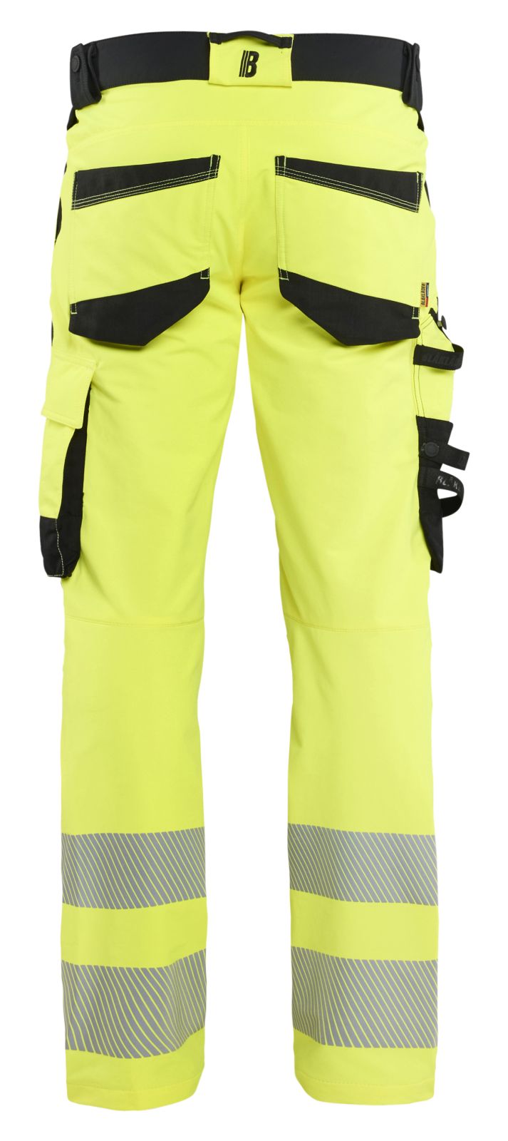 Blaklader High vis Werkbroeken 11241648 4-weg stretch HiVis fluo geel-zwart(3399)