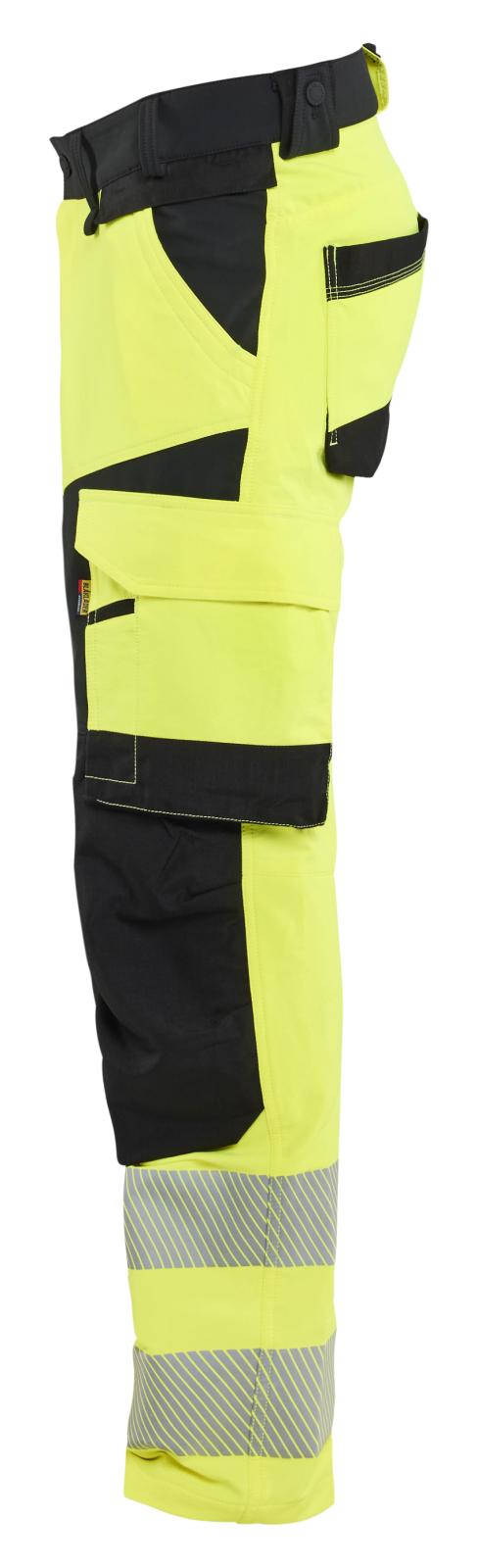 Blaklader High Vis Werkbroeken 11241648 4-weg stretch HiVis fluo geel-zwart(3399)