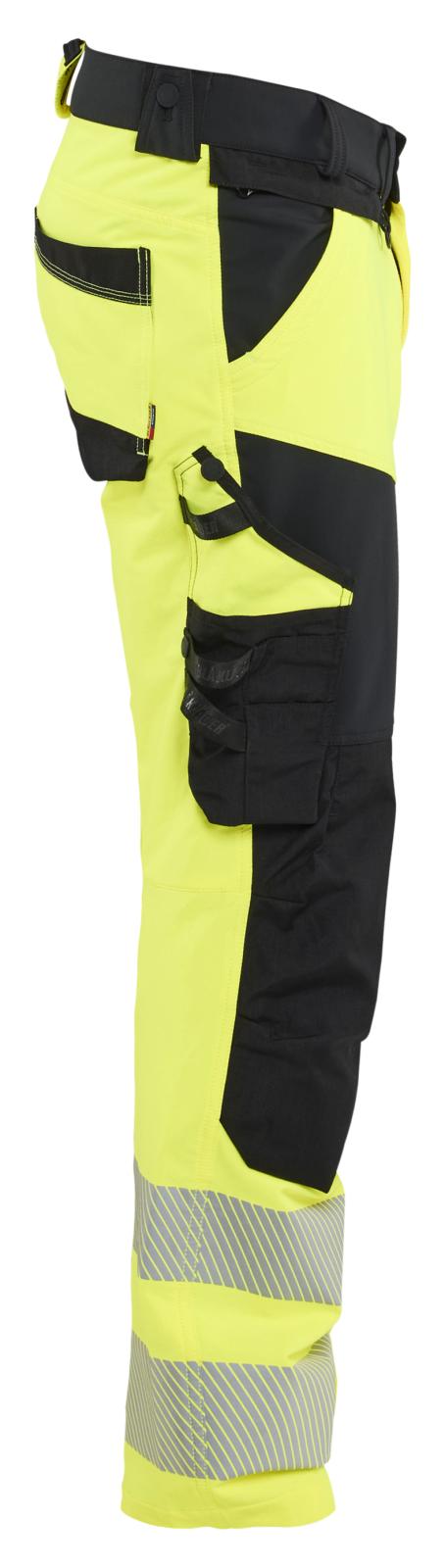 Blaklader High Vis Werkbroeken 11241648 4-weg stretch HiVis fluo geel-zwart(3399)