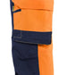 Blaklader High Vis Werkbroeken 11241648 4-weg stretch HiVis fluo oranje-marineblauw(5389)