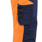 Blaklader High Vis Werkbroeken 11241648 4-weg stretch HiVis fluo oranje-marineblauw(5389)