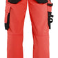Blaklader High Vis Werkbroeken 11241648 4-weg stretch HiVis fluo rood-zwart(5599)