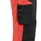Blaklader High Vis Werkbroeken 11241648 4-weg stretch HiVis fluo rood-zwart(5599)