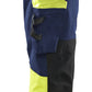Blaklader High vis Werkbroeken 11251648 4-weg stretch HiVis marineblauw-fluo geel(8933)