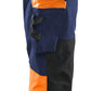 Blaklader High vis 4-weg stretch Werkbroeken 11251648 HiVis marineblauw-oranje(8953)