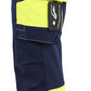 Blaklader High Vis Werkbroeken 11261648 4-weg stretch HiVis marineblauw-fluo geel(8933)