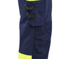 Blaklader High Vis Werkbroeken 11261648 4-weg stretch HiVis marineblauw-fluo geel(8933)