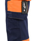 Blaklader High Vis Werkbroeken 11261648 4-weg stretch HiVis marineblauw-oranje(8953)