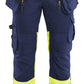 Blaklader High Vis Werkbroeken 11301149 HiVis stretch marineblauw-fluo geel(8933)
