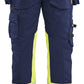 Blaklader High Vis Werkbroeken 11301149 HiVis stretch marineblauw-fluo geel(8933)
